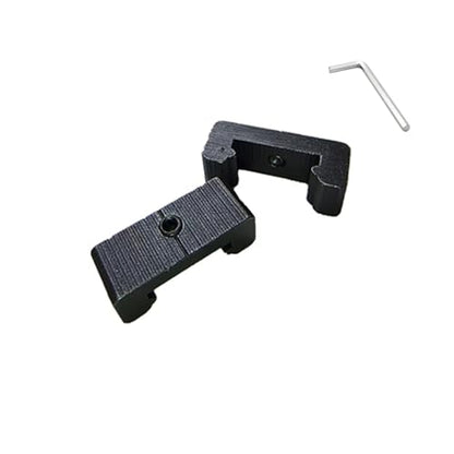 2Pcs Positioning Block Stopper for MGN15 Linear Rail, Stop MGN15 H or C Bearing Slider Block Out Off Mini Miniature Linear Sliding Guide Rail, with 1pcs M2 Hexagonal Wrench Handle to Lock The Stops - size: for MGN15