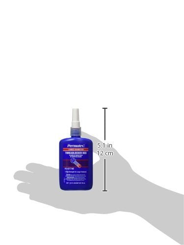 Permatex 27740 Large Diameter Threadlocker Red, 36 ml - size: 36 ml, style: Liquid - Large Diameter