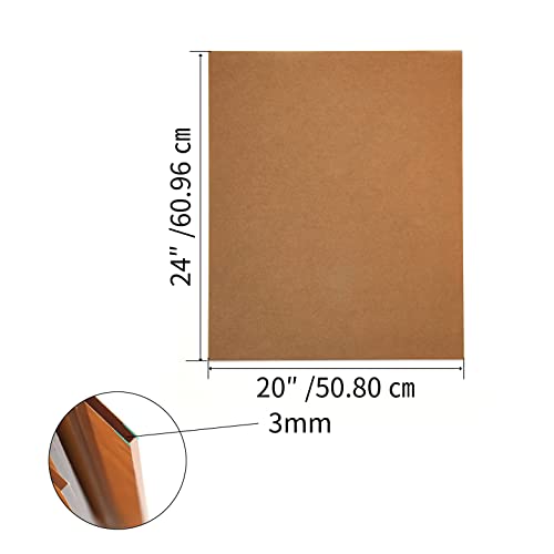 2 Pieces 20x24 Acrylic Sheet Cast Plexiglass 1/8”Thick (3mm) Plexiglass Sheet Clear Plastic Sheet, for Sign,Craft, Photo Frame, DIY Display Projects - size: 2 piece20" x 24" 3mm
