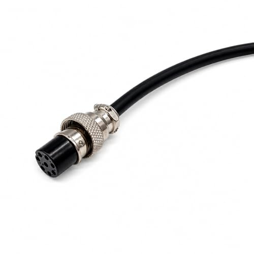 GX16 8 Pin Aviation Connector Cable Female Plug with Wire 1M - color: 8 pin, size: 1 m