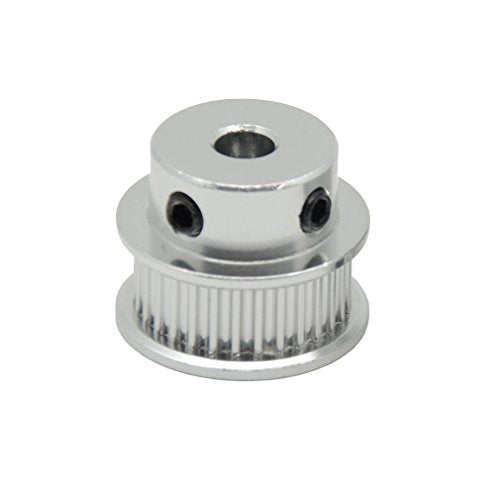 2PCs Aluminum 2GT Timing Pulley 30 Teeth Bore 8mm for 3D Printer 6mm Width 2GT Timing Belt - size: 30 teeth, style: 8mm bore, for 6mm belt