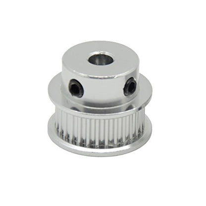 2PCs Aluminum 2GT Timing Pulley 30 Teeth Bore 8mm for 3D Printer 6mm Width 2GT Timing Belt - size: 30 teeth, style: 8mm bore, for 6mm belt