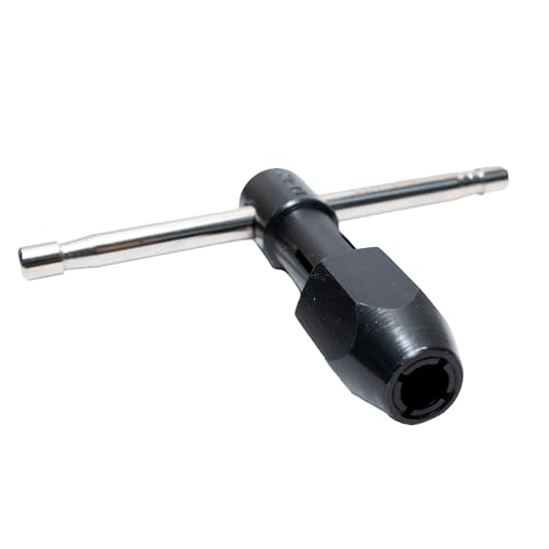 Century Drill & Tool 98502 T-Handle Tap Wrench, 1/4"-1/2", 7.0-12.0mm - size: 1/4" to 1/2", 7.00 to 12.0M