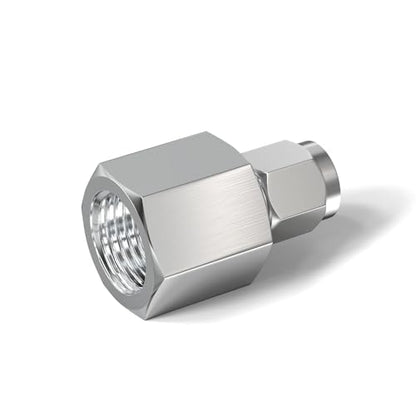 TAISHER 5PCS 304 Stainless Steel Compression Tube Pipe Fitting Connector, 3/8" Tube OD x 3/8" NPT Female - size: 3/8" OD x 3/8" FNPT