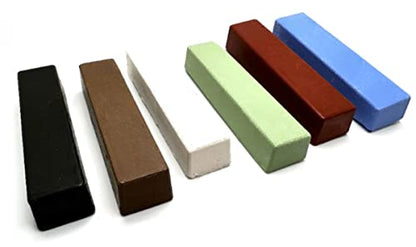 Metal Polishing Compound Kit 24oz - 6 pc Buffing Compound Bars
