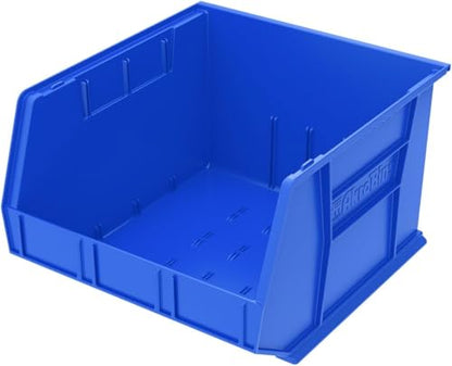 Akro-Mils 30270 AkroBins Plastic Storage Bins, 18"x16"x11", Blue, 3-Pack - color: Blue