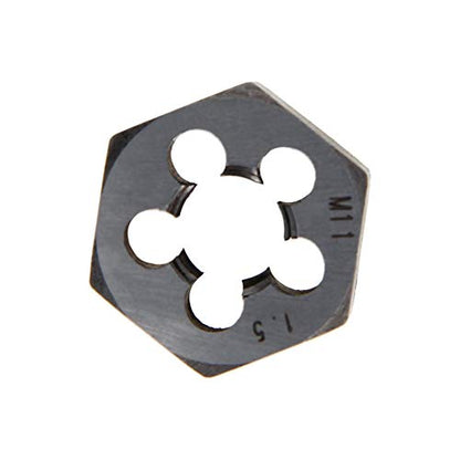 Utoolmart Hex Rethreading Die, M11 x 1.5 Pitch, Carbon Steel Thread Die, Hex Rethreading Die Machine Thread Die, Hexagon Taper Pipe Die, 1 Pcs - size: M11×1.5 Standard Teeth