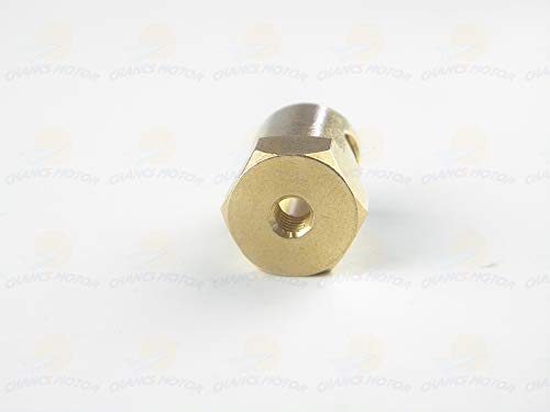 CHANCS 6 Pieces 7mm Motor Flexible Coupling Coupler Connector for Car Wheels Tires Shaft Motor Accessories - size: 6PCS, style: 7mm
