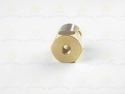 CHANCS 6 Pieces 7mm Motor Flexible Coupling Coupler Connector for Car Wheels Tires Shaft Motor Accessories - size: 6PCS, style: 7mm