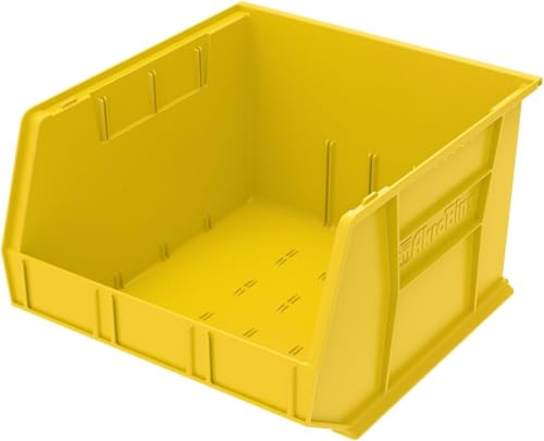 Akro-Mils 30270 AkroBins Plastic Storage Bins, 18"x16"x11", Yellow, 3-Pack - color: Yellow