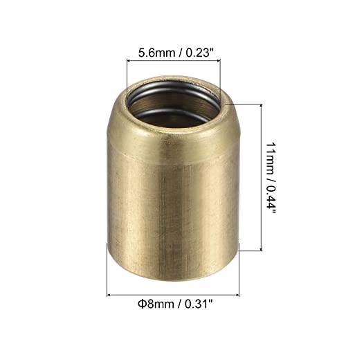 uxcell Brass Push Button Grease Oil Cup 8x10mm Ball Oiler for Lubrication System 10Pcs - size: 8x10mm