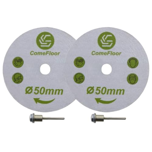 50mm Diamond Cutting Saw Blade and Wheel for Aggressive Wet Cutting, Professional Precision on Ceramic, Porcelain, Marble Tile, 2PCS - size: 50mm