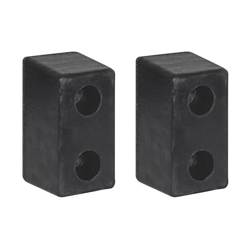 Buyers Products B6000L Molded Rubber Bumper Set, 3-1/2 x 3-1/2 x 6 Inch Tall, Heavy-Duty Rectangular Rubber Bumpers for Truck and Trailer Protection, Compression-Molded, Durable, Pack of 2 - size: 3-1/2 x 3-1/2 x 6, style: Rectangle - 2 Pack