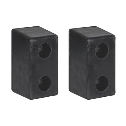 Buyers Products B6000L Molded Rubber Bumper Set, 3-1/2 x 3-1/2 x 6 Inch Tall, Heavy-Duty Rectangular Rubber Bumpers for Truck and Trailer Protection, Compression-Molded, Durable, Pack of 2 - size: 3-1/2 x 3-1/2 x 6, style: Rectangle - 2 Pack