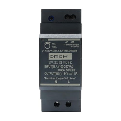 HDR-30-24 DIN Rail Power Supply 24V 1.5A 36W Ultra Slim