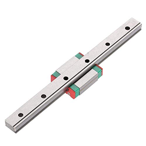 Walfront LML12B Miniature Linear Rail with Slide Block 12mm Wide 100mm 150mm 200mm 300mm 450mm(150mm)