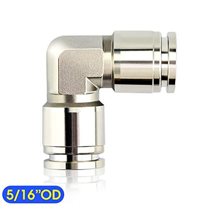 TAILONZ 5/16" OD Elbow 304 Stainless Steel Push to Connect Fittings 1Pcs - size: 5/16" OD
