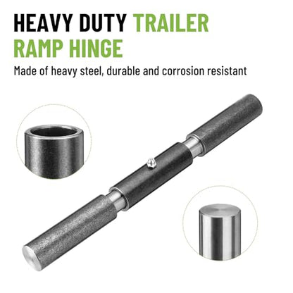 Weld On Trailer Ramp Hinge 10", Greasable Ramp Door Hinges, Pack of 4