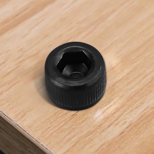 Glvaner 3/8"-16 x 2 (10 pcs) Socket Head Cap Screws, 12.9 Grade Alloy Steel, Black Oxide Finish, Partial Thread UNC, Allen Hex Drive - size: 3/8-16 x 2"
