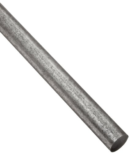 OnlineMetals A36 Carbon Steel Round Bar, Unpolished (Mill) Finish, Hot Rolled, ASTM A36, 0.5" Diameter, 36" Length