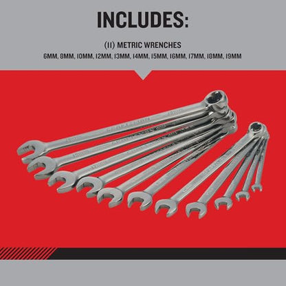 CRAFTSMAN OVERDRIVE 11-Piece Metric Wrench Set (CMMT87811) - style: 11-Piece Metric