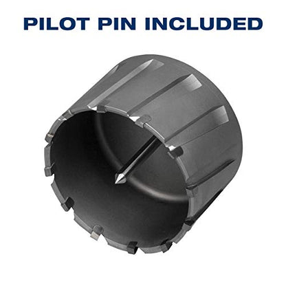 CS Unitec | 9-1-132 C | 1" Diameter x 1" Depth TCT Annular Cutter, with Pilot Pin, 3/4" Weldon Shank - size: 1" Dia., style: 1" Depth of Cut