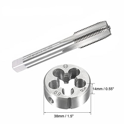 16mm x 1.5 HSS Metric Tap and Die Set Right Hand Thread,Tapping DIY Tool 3pcs (M16 x 1.5mm) - size: M16 x 1.5mm