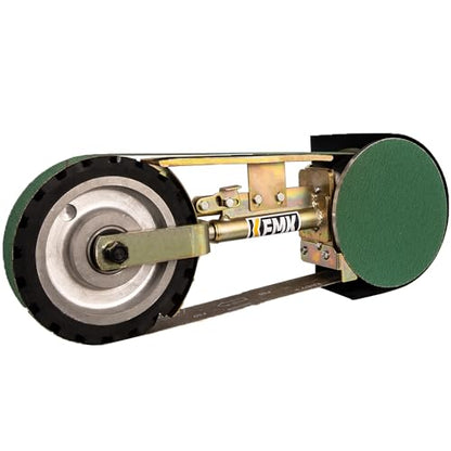 2"x48" Belt Grinder Attachment for Bench Grinders with 7 Inch Contact Wheel, 2x48 Inch Belt and 7 Inch Disc Sander Attachment for 8" or 10" Bench Grinders - size: 2"x48"-7''