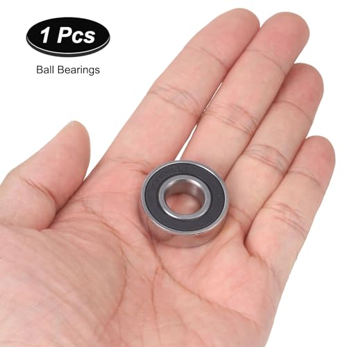 uxcell 6001-2RS Hybrid Ceramic Deep Groove Ball Bearings 12x28x8mm Si3N4 Silicon Nitride Balls Steel Rings Double Sealed Bearing for Motors, CNC Spindles (ABEC5) - size: 6001-2RS