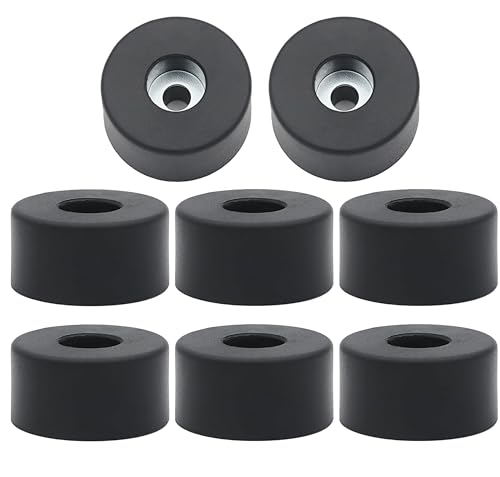 bizhala 8PCS 192310GS Air Compressor Isolator Rubber Feet Foot Mount Compatible for Coleman Powermate Sanborn 094-0026 E106661 for Many Compressors Generators Pressure Washers Anti Vibration Foot Pad