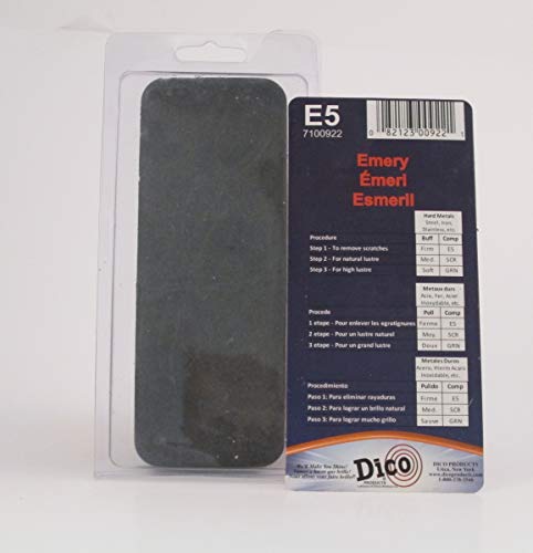 Dico E5 Emery Buffing Compound, Black, Brick