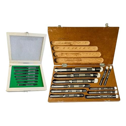 Adjustable Hand Reamer HV-H14 for Metal & Wood Repairs, 1/4" to 1-1/2" - size: HV to H14 - 18Pcs