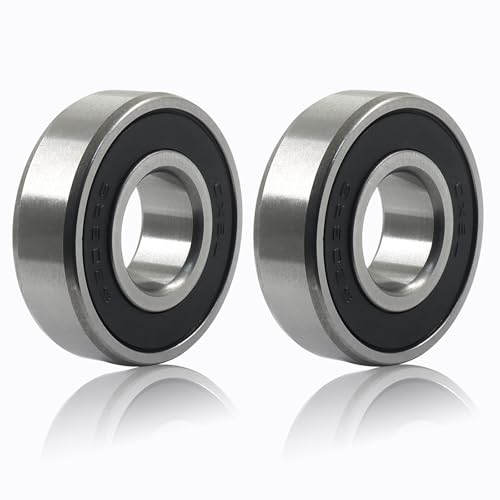 6203-2RS Ball Bearings, 17x40x12mm, 2 Pcs - size: 6203-2RS,2pcs, style: 2 Pcs