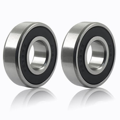 6203-2RS Ball Bearings, 17x40x12mm, 2 Pcs - size: 6203-2RS,2pcs, style: 2 Pcs