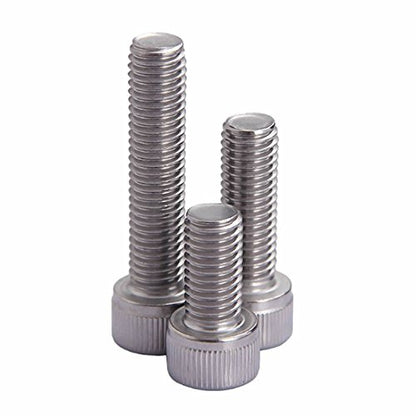 Junter 10pcs M8-1.0 x 25mm Fine Thread Metric Hex Socket Head Cap Screws - size: M8-1.0 x 25mm
