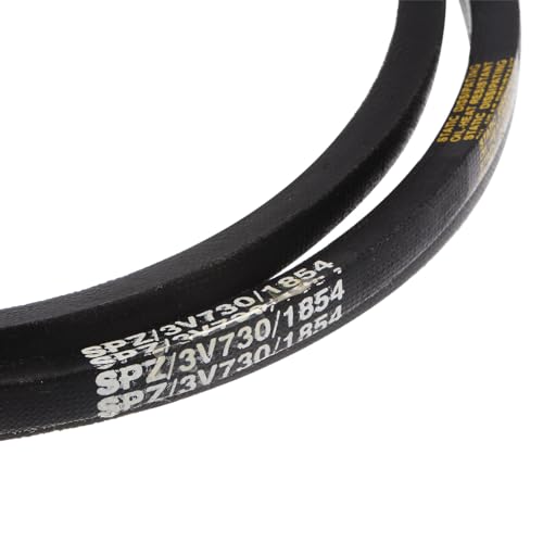 uxcell 3V730 Rubber V Belt 73" Length x 0.38" Width x 0.31" Thick, Industrial Power Transmission Belt - size: 73" Length