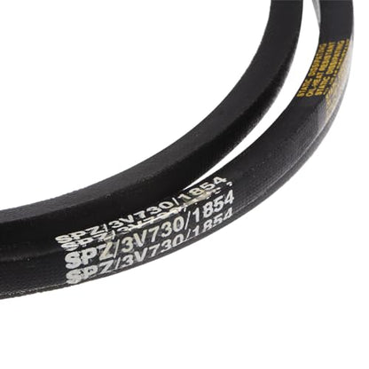 uxcell 3V730 Rubber V Belt 73" Length x 0.38" Width x 0.31" Thick, Industrial Power Transmission Belt - size: 73" Length