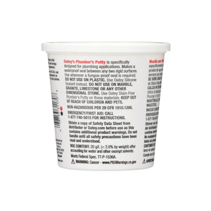 Oatey 31170 3 lb. Flexible Plumber's Putty - size: 3 Pound