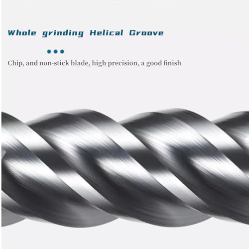 2PCS 3/4'' Carbide Square End Mill Bits Set, Milling Bits Cutter 3/4 Carbide End Mills for Alloy Steels/Hardened Steels, HRC 45 Deg Single End 4 Flute AlTiN Coating (2PCS 3/4in) - size: 2PCS 3/4in