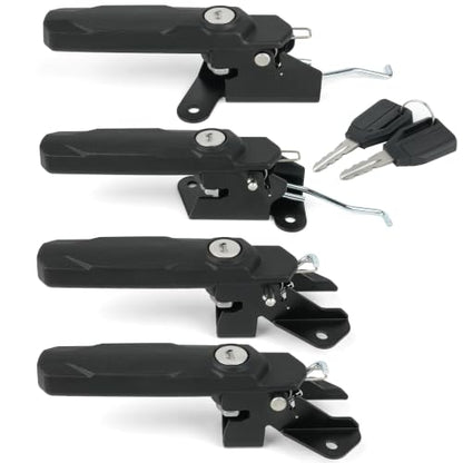 Deluxe Full Door Latch Handle Locks Kit, 4Pcs, 715009952