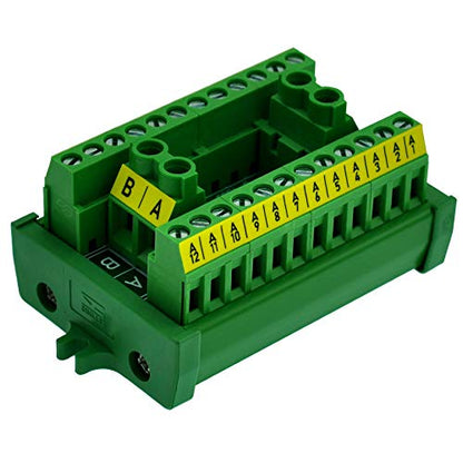 OONO Screw Mount 30A/300V 2x12 Position Terminal Block Distribution Module.