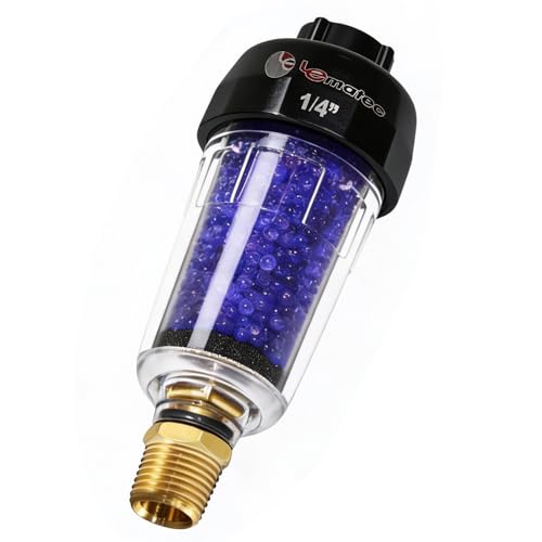 LE LEMATEC Inline Air Dryer & Desiccant Filter for Paint Spray Gun - size: 30-1/2 x 54-1/4 inches