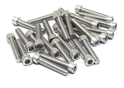 iexcell 25 Pcs 1/4-20 x 1-1/4" Stainless Steel 304 Hex Socket Head Cap Screws Bolts Kit - size: 1/4-20 x 1-1/4" ( Fully Threaded )