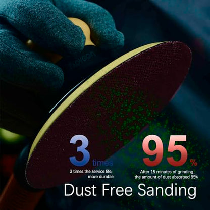 6 Inch Sanding Mesh | Micro Mesh Hook and Loop Sanding Discs | Dust Free Net Sandpaper | 50 Pack 180 Grit | Wet and Dry Sanding Screen | Anti-Clog and Last Longer - style: 180 Grit