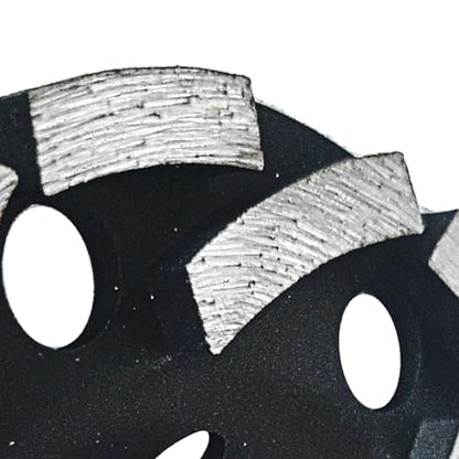HERZO 5 Inch Concrete Grinding Wheel，Diamond Concrete Grinding Wheel for Granite, Marble, Cement, Stone, Rock - size: 5 Inch Strange