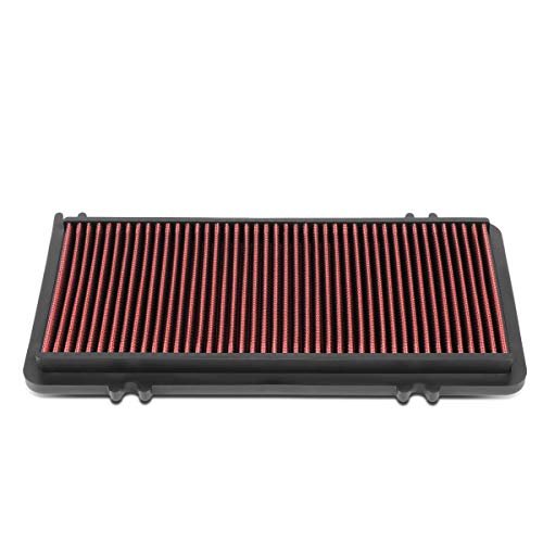 DNA Motoring AFPN-197-RD Clean Air Washable Drop In Panel Air Filter Enhance Engine Performance Power & Acceleration Improve [Compatible with 01-03 CL / 99-03 TL / 98-02 Accord Fits V6 Models] - style: 98-02 Accord V6