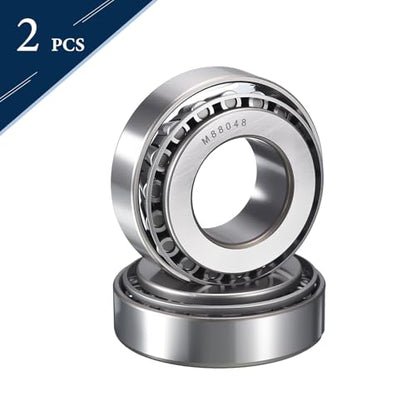 2 Pack M88048/10 Tapered Roller Bearing Cone and Cup Set - size: M88048/M88010