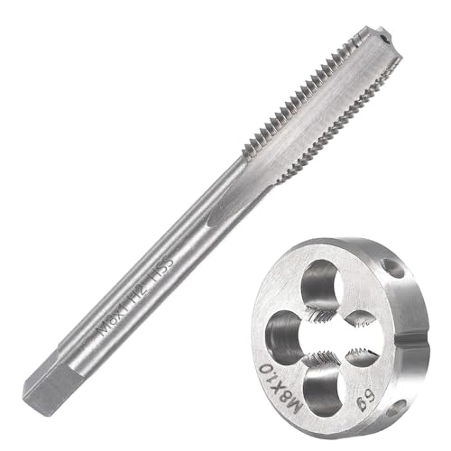 M8 X 1.25 Metric Tap and Die Set, Threading Tap Die Set - color: m8*1.25