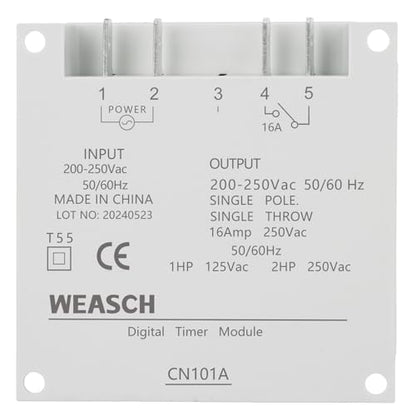 Timer Switch, AC 220V 16Amp, Programmable Timer Time Relay Switch - size: AC 220V