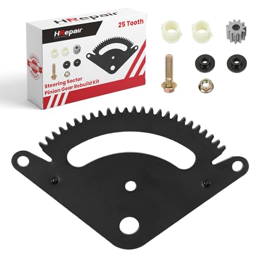 Steering Sector Pinion Gear Rebuild Kit Replacement for John Deere L100 L105 L107 L110 L118 L108 L111 G110 L130 L120 Serie Lawn Tractors Replaces# GX20052BLE - color: 25 Tooth